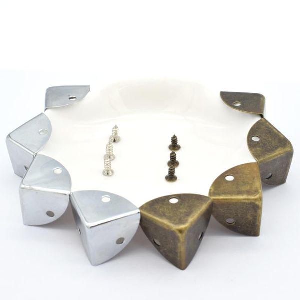 craft tools 10pcs metal box corner antique bronze/silver protector wrap angle tool decorative edge safety guard